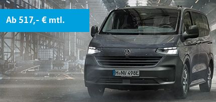 Grauer e-Kombi in der Vorderansicht stehend in einer Halle