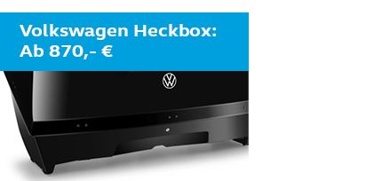 schwarze Volkswagen Heckbox